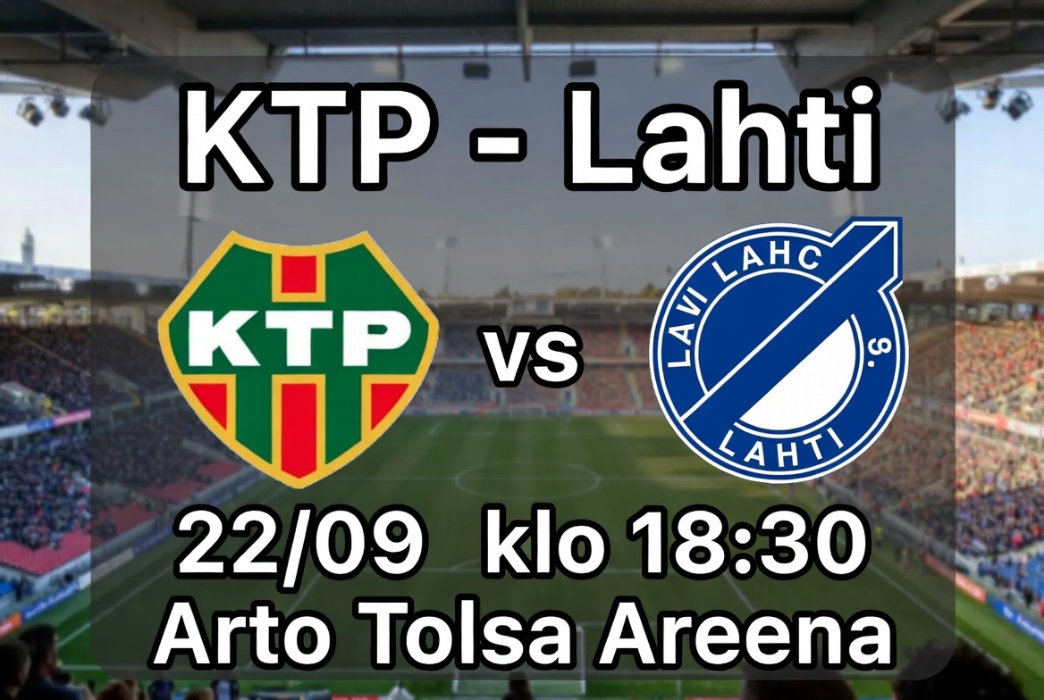 Pronostic KTP Lahti du 22/09 au Arto Tolsa Areena
